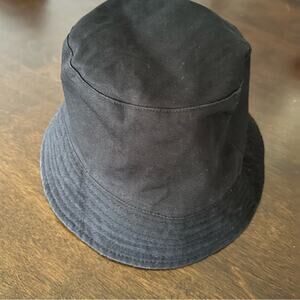 ASOS Black Bucket Hat Sun Hat Cotton Large/XL